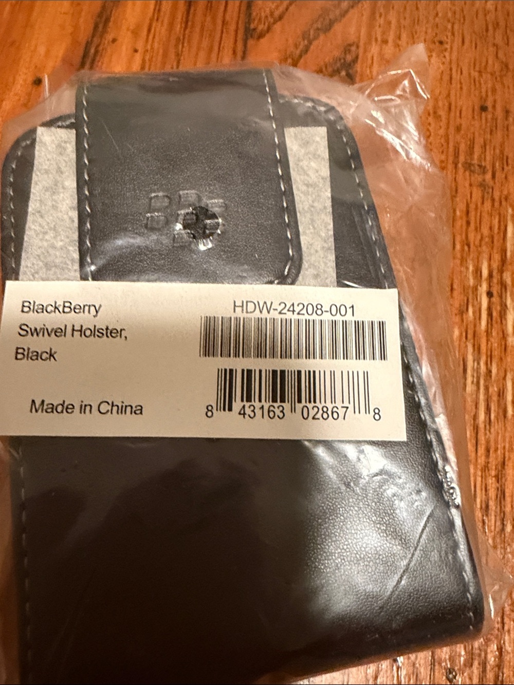 BlackBerry Black Swivel Holster Case